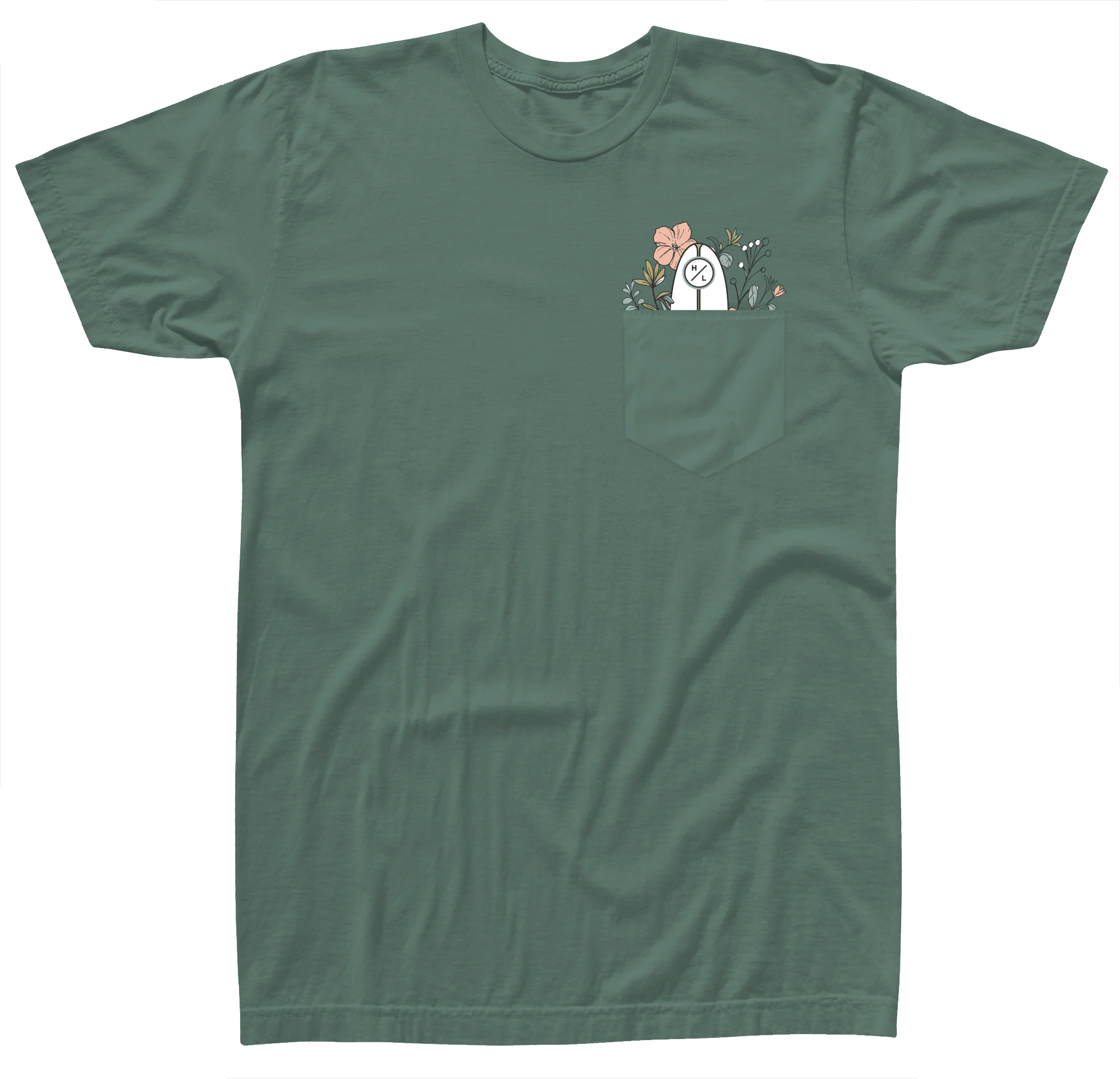 Garden Pocket Women's Tee Moss